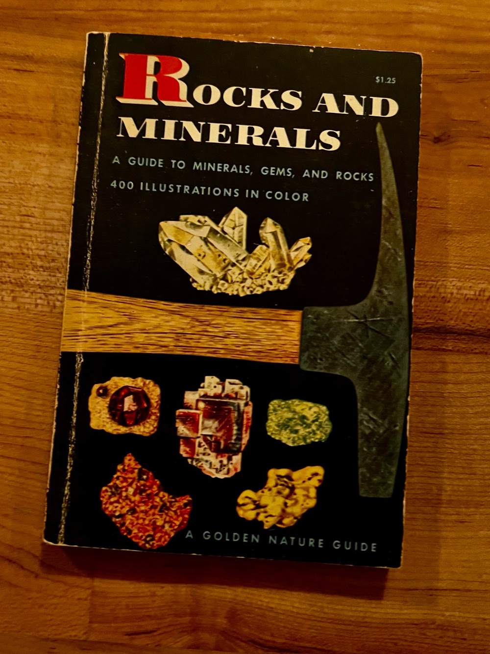 Rocks and Minerals: A Golden Nature Guide by Herbert S Zim 1957 Vintage Book